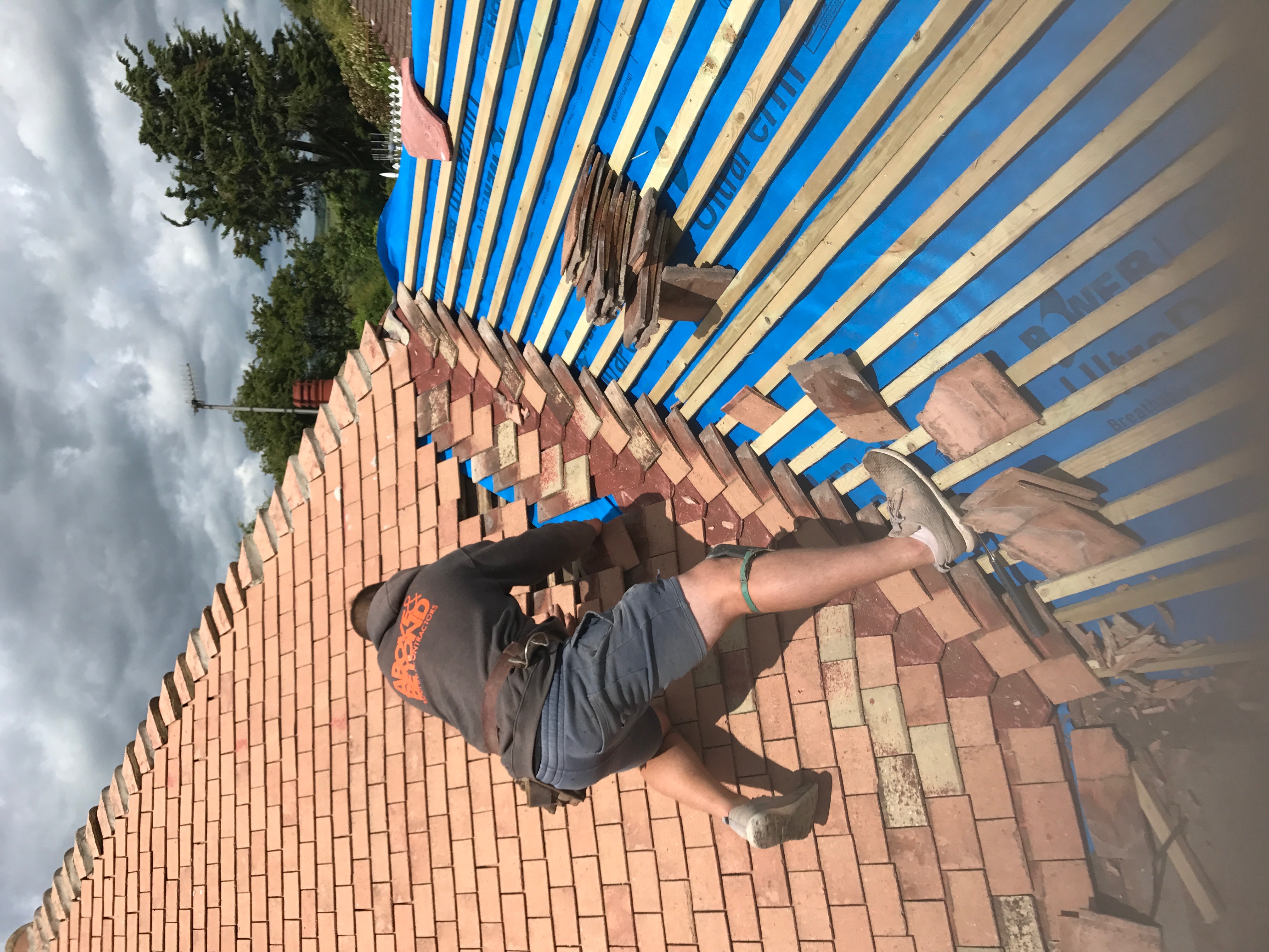 Professional roofing work in Brighton